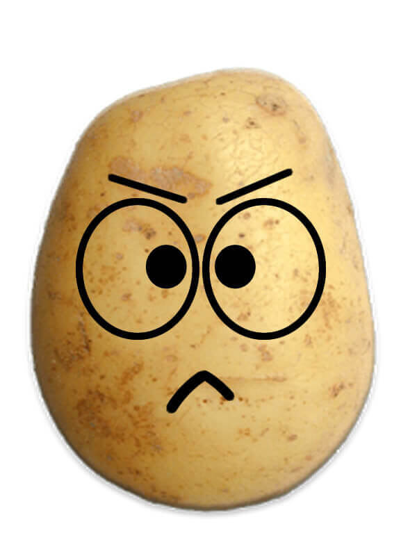Angry Potato Prank Emoji