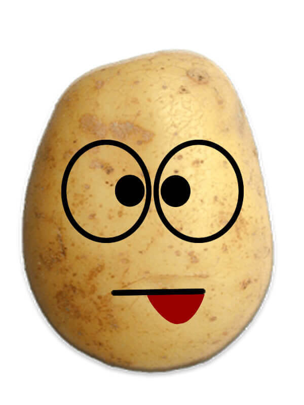 Teasing Potato Prank Emoji