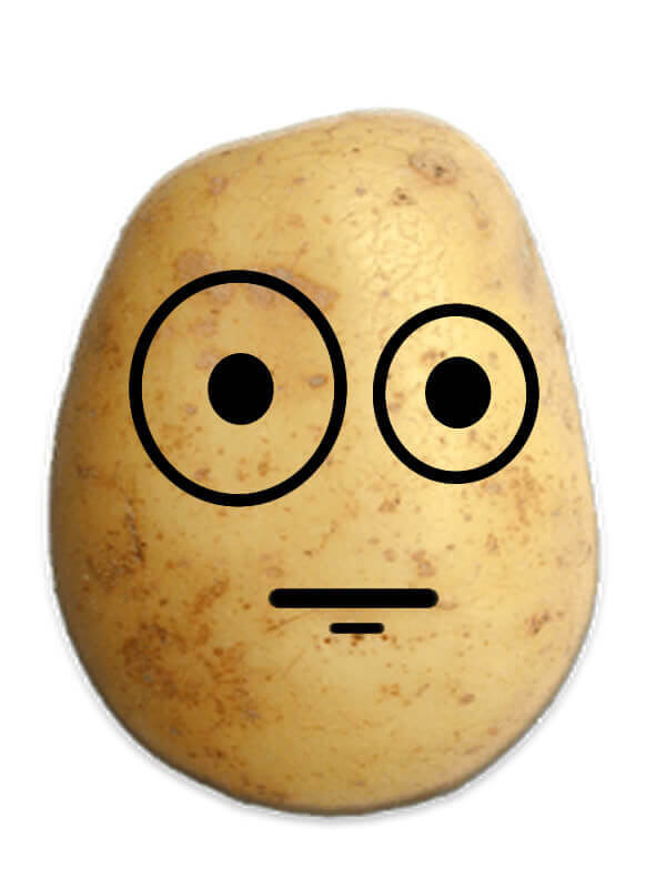 Confused Potato Prank Emoji
