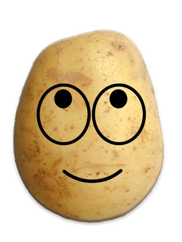Happy Potato Prank Emoji