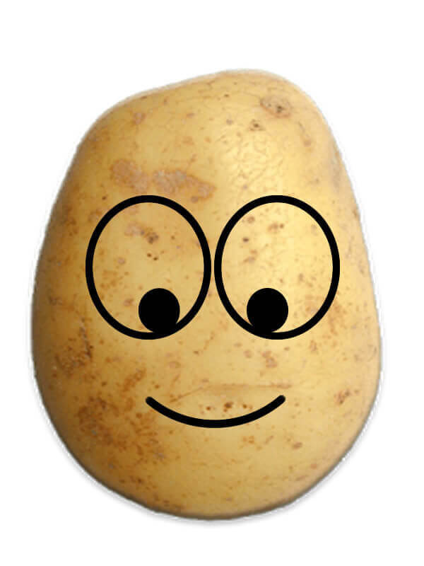 Happy Smiley Potato Prank Emoji