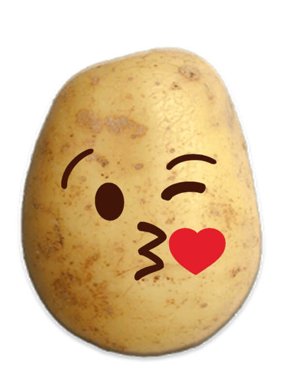 Kissing Potato Prank Emoji