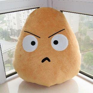 super cute angry potato plush soft toy