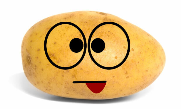 Smiley Potato Emoji. 